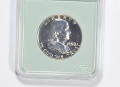 1958 Franklin Half Dollar - CAM OBV