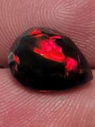 Outstanding 2.13ct high fire Welo black Opal