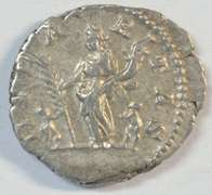 Near Mint Julia Domna Roman Silver Denarius, died 217 AD.