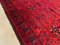 MAGNIFICENT AFGHAN RUG 5x6.9"