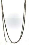 Vintage Sterling Silver Byzantine Chain Necklace