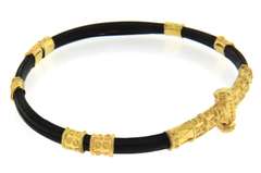 Exciting 18kt Elephant Hair Bangle