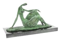 Modern Female Bronze Statue