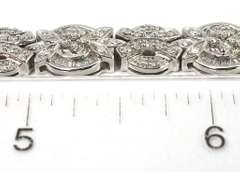 Glittering 2.53CTW Diamond Bracelet in 14KT White Gold
