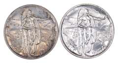 Lot (2) 1926 & 1926-S Oregon Trail Commemorative Half Dollars - Unc