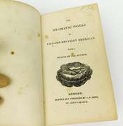 Early 1800's Sheridan's Dramatic Works Miniature Book