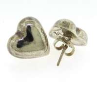 Tiffany & Co Puffed Heart Stud Earrings