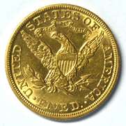 Lustrous BU 1906 US $5 Liberty Gold Piece. Very flashy