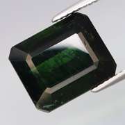 Incredible 8.70ct deep green black Tourmaline
