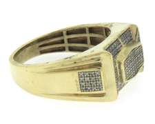 Gent's Yellow Gold Diamond Ring