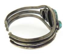 Vintage Turquoise Sterling Silver Bangle
