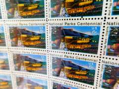 6 Full U.S. Stamp Panel Sheets