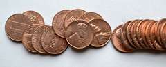 3  1960 Large Date 7 1960 D Large Date & 5 1961  BU Lincoln Rolls.