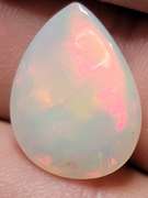 Ravishing 7.87ct snow white Welo Opal