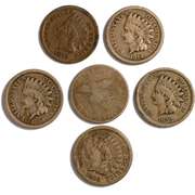 1857 59 60 61 63 &79 FE And Indian Head Cents