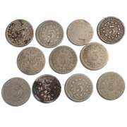 11 Shield Nickels