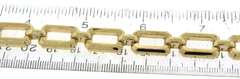 Incredible Yellow Gold Large Oval Link Bracelet
