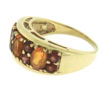 Graceful Yellow Gold Citrine Ring