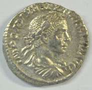 Super Mint State Severus Alexander Roman Silver Denarius, 222-235