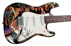 Lynyrd Skynyrd Artimus Pyle Autographed Signed Photo Guitar ACOA Witness ITP