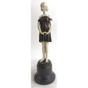 Woman Figurine Bronze Sculpture