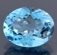 Top French blue 8.22ct 14x11mm Brazilian Topaz