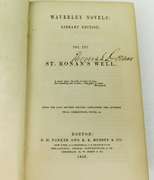 1852 St. Ronan's Well, Waverley Novels