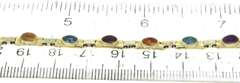 Sepctacular Blue Topaz, Amethyst and Citrine Bracelet