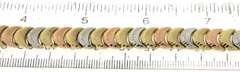 Dreamy Tri Gold Half Moon Bracelet