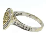 Incredible White Gold Fancy Yellow Diamond Wedding Set