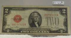 1928-G $2. US Note Red Seal circ, first yr of issue for sm size