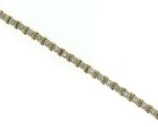 Glittering 14kt YG Diamond Tennis Bracelet