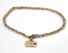 Gorgeous Vintage Sterling & 10KT OC Tanner & CO Bracelet