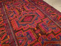 MAGNIFICENT AFGHAN RUG 4x6.8