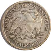 1877 Motto Seated Liberty Half Dollar