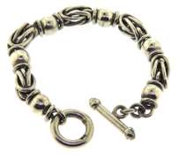 Vintage Sterling Silver Heavy Bracelet