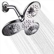 4-way High-Pressure 9.5 Inch Rainfall Shower Head