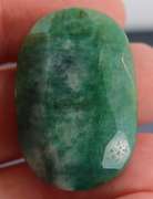 Large 81ct oval cut forest green Emerald