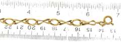 Fancy 18kt Strrup Link Bracelet