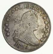 1807 Draped Bust Half Dollar - Heraldic Eagle Rev. - Circulated