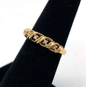 Cute 14kt Yellow Gold Diamond Ring