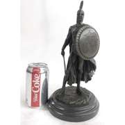Greek Spartan Warrior Roman Bronze Sculpture