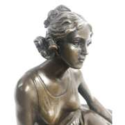 Elegant Woman Bronze Sculpture