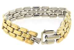 Masterpiece Reversible Gold Panther Link Bracelet