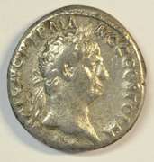 Seldom-seen Trajan as Caesar Roman Silver Didrachm, 98-117