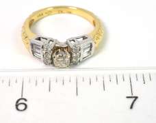 Regal 0.64CT Diamond Ring in 14KT 2-Tone Gold