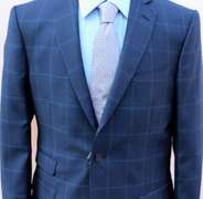 Stylish Plait Italian Made Slim Fit Suit