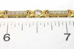 Lovely CZ Tennis Bracelet in 14KT Yellow Gold