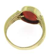 Vintage 14kt YG Bezel Set Intaglio Ring