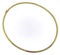 Remarkable Omega Yellow Gold Necklace